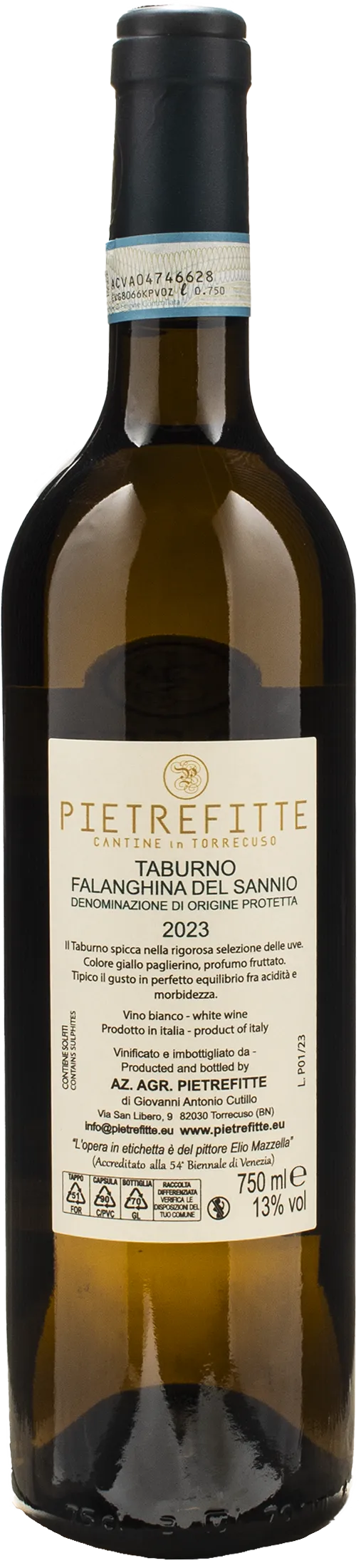 Pietrefitte Taburno Falanghina del Sannio 2023