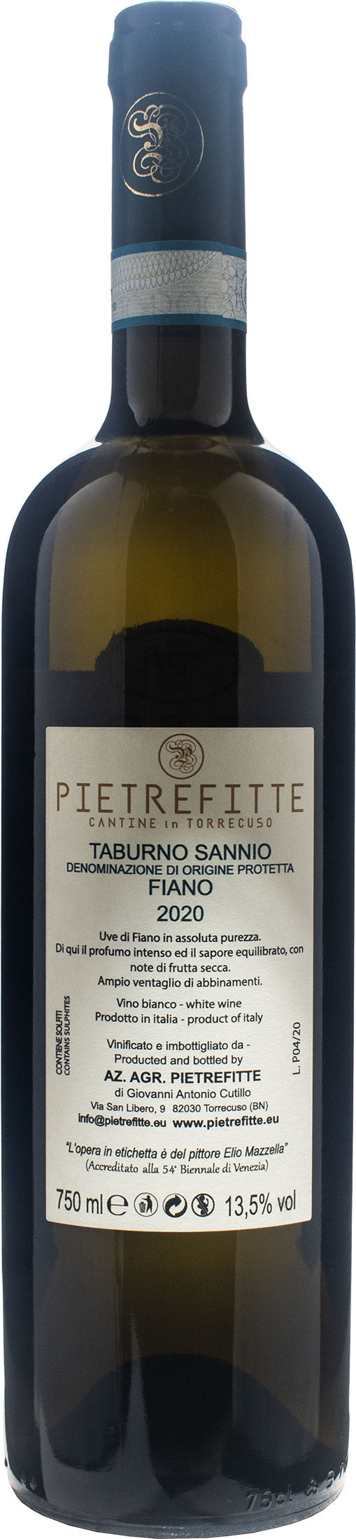 Pietrefitte Taburno Sannio Fiano 2020