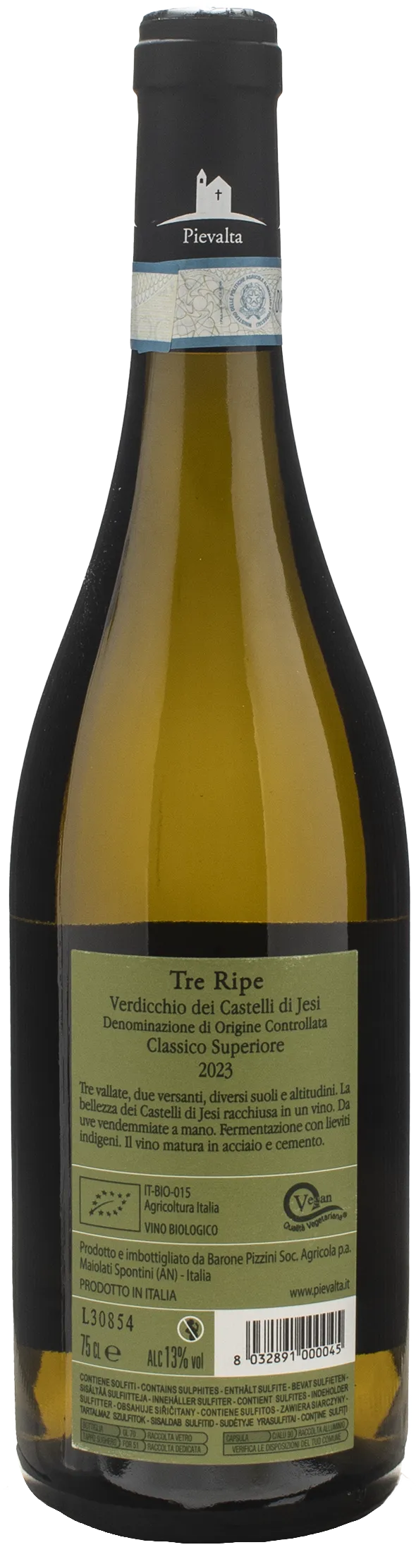 Pievalta Verdicchio dei Castelli di Jesi Classico Superiore Tre Ripe 2023