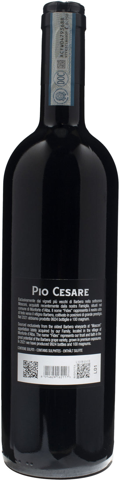 Pio Cesare Barbera d'Alba Superiore Fides Vigna Mosconi 2021
