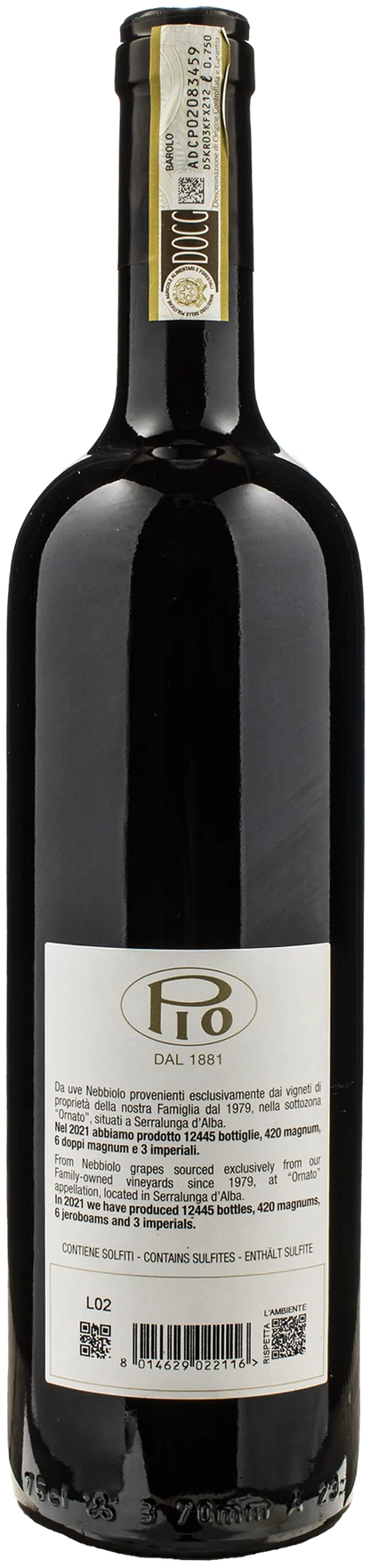 Pio Cesare Barolo Ornato 2021