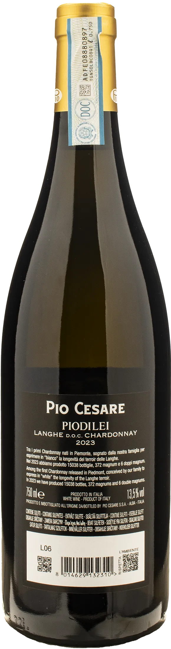 Pio Cesare Langhe Chardonnay Piodilei 2023