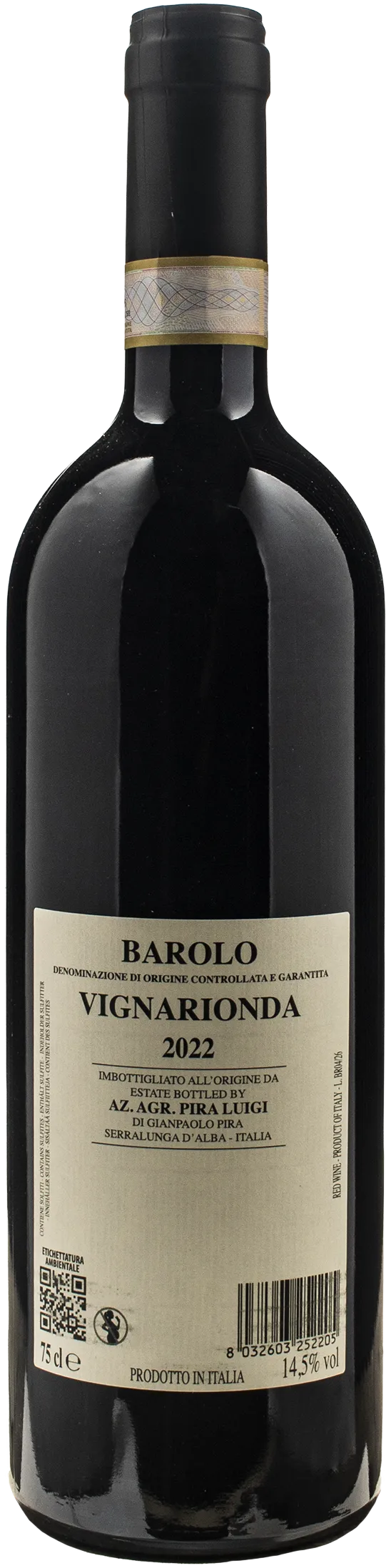 Pira Barolo Vignarionda 2022