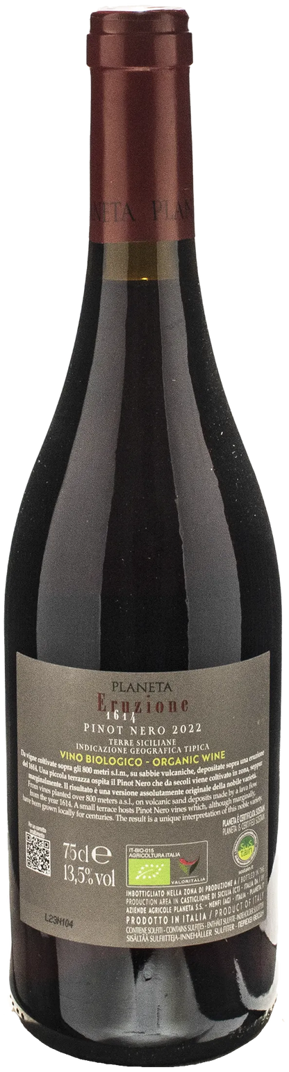 Planeta Eruzione 1614 Pinot Nero 2022