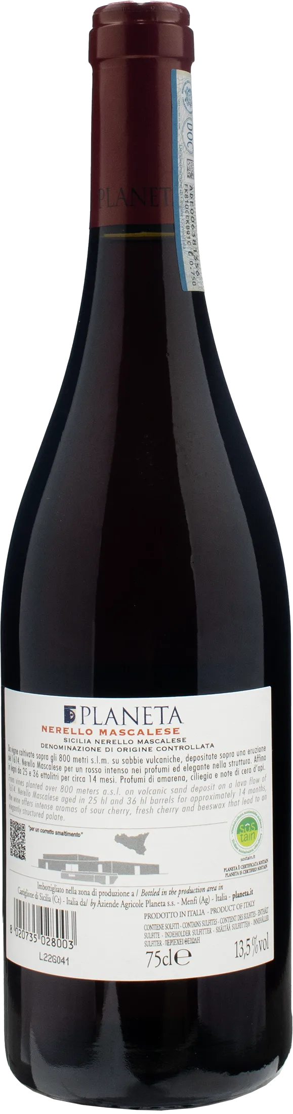 Planeta Etna Eruzione 1614 Nerello Mascalese 2020
