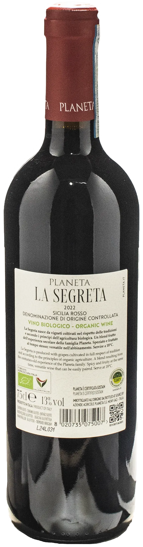 Planeta La Segreta Il Rosso 2022