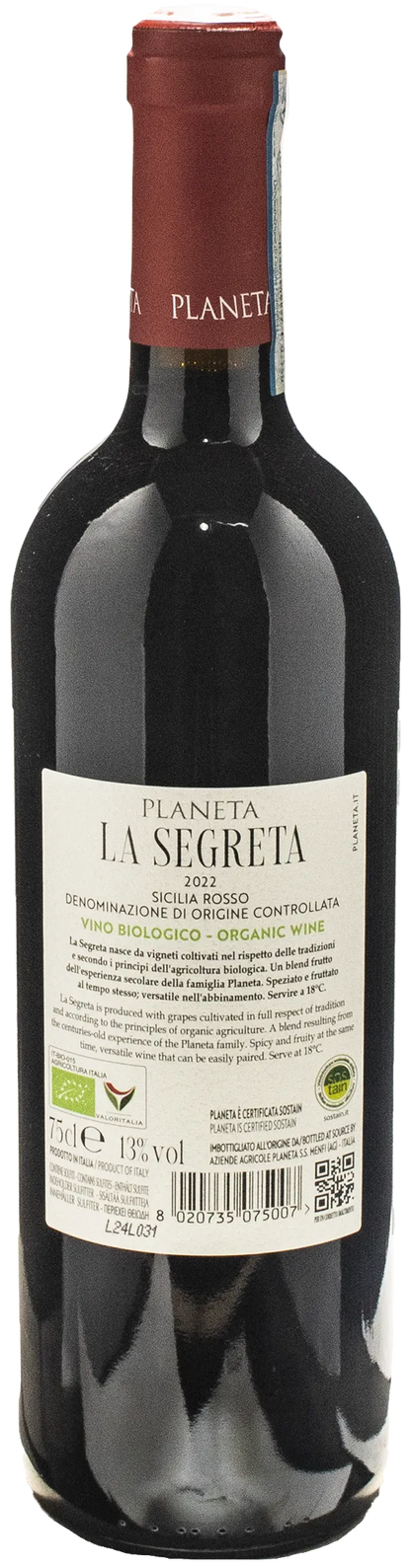 Planeta La Segreta Il Rosso 2022