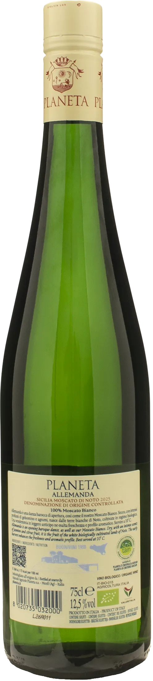 Planeta Moscato Bianco Allemanda 2025
