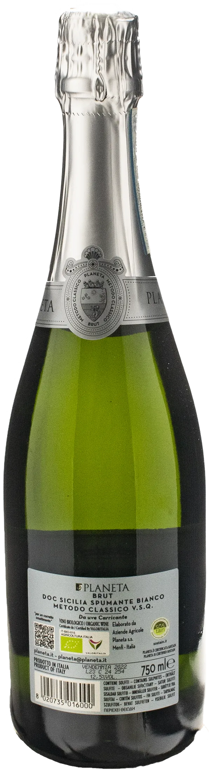 Planeta Spumante Carricante Metodo Classico Brut 2022