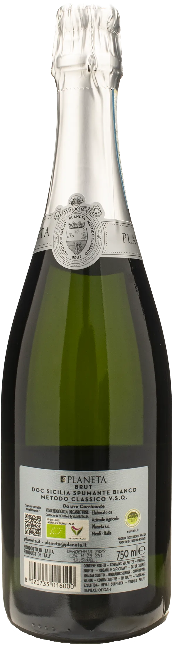 Planeta Spumante Carricante Metodo Classico Brut 2023