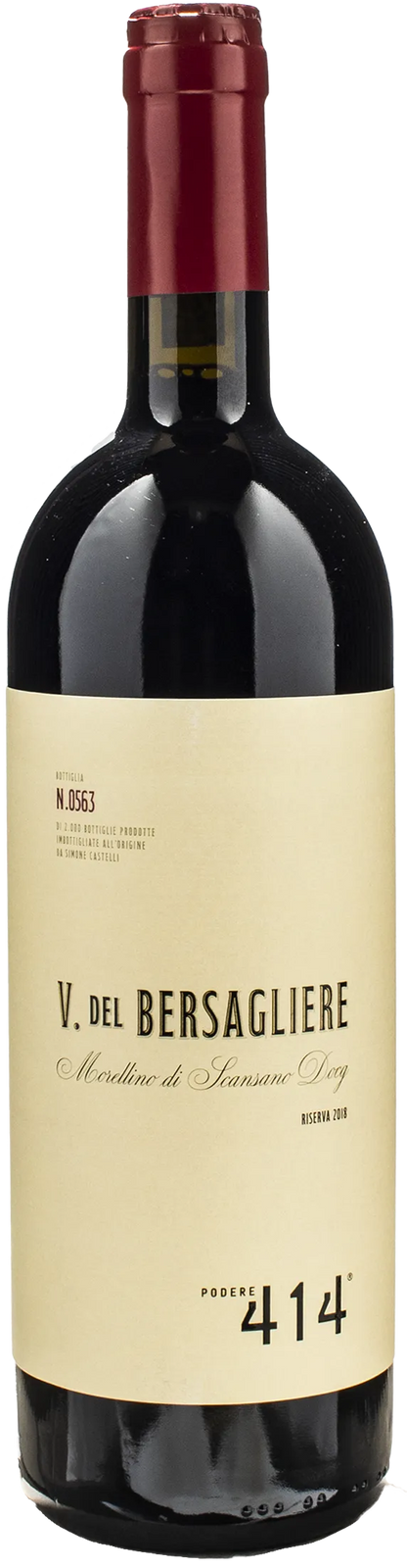 Podere 414 Morellino di Scansano Vigna del Bersagliere Riserva 2018