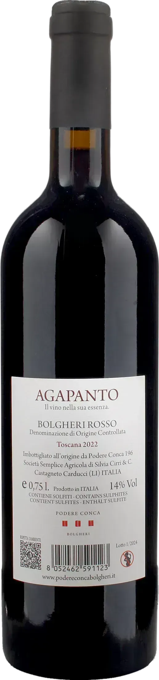 Podere Conca Bolgheri Agapanto 2022