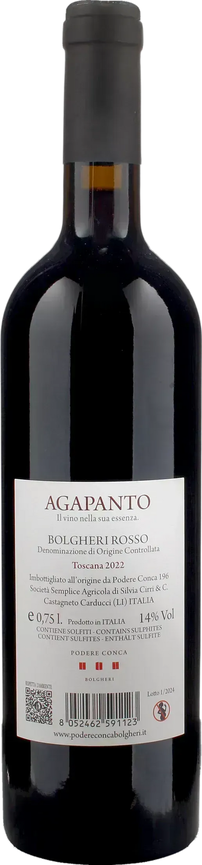 Podere Conca Bolgheri Agapanto 2022