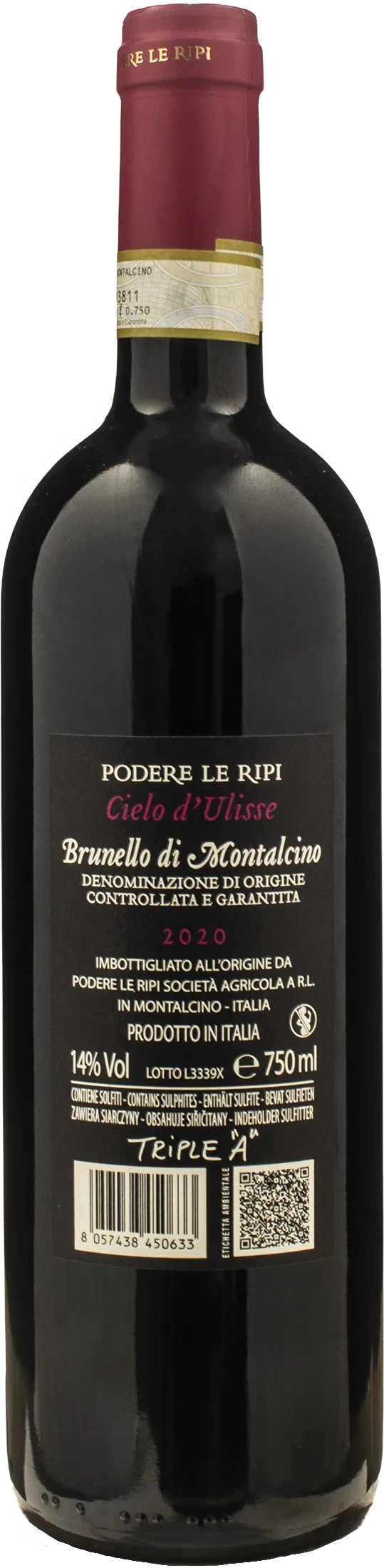 Podere Le Ripi Brunello di Montalcino Cielo d'Ulisse 2020