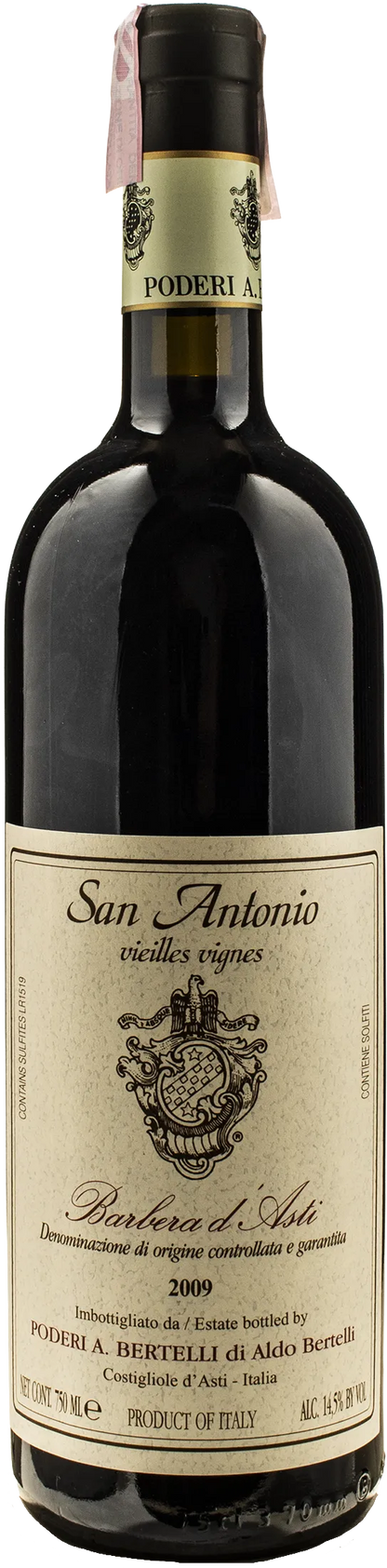 Poderi Bertelli Barbera d'Asti San Antonio Vieilles Vignes 2009