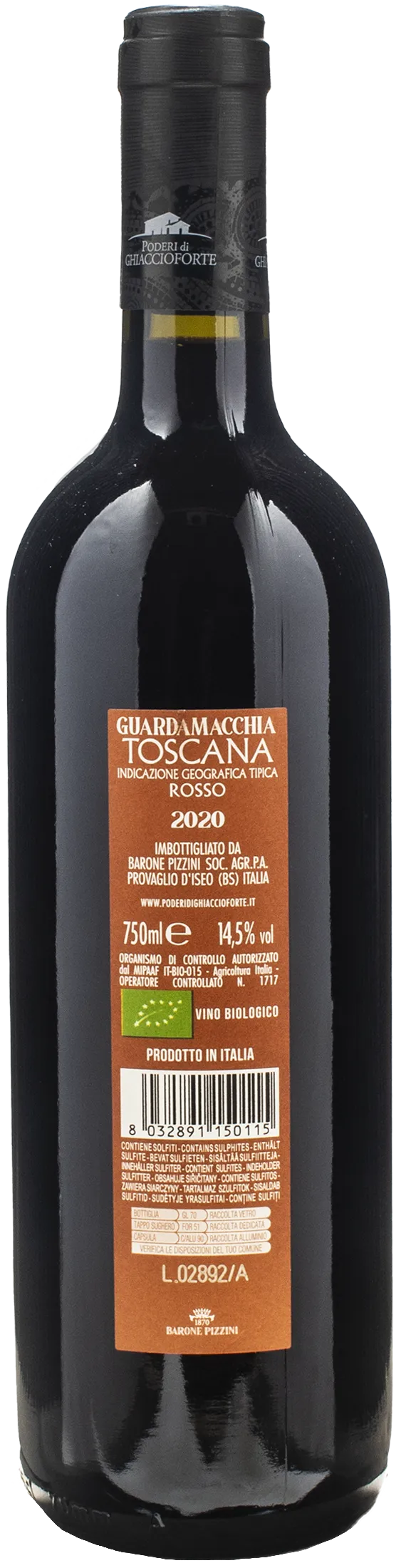 Poderi di Ghiaccioforte Toscana Guardamacchia 2020