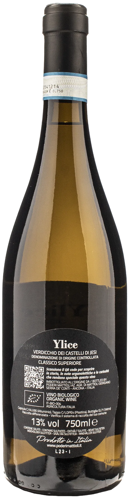 Poderi Mattioli Verdicchio Castelli di Jesi Classico Superiore Ylice 2022