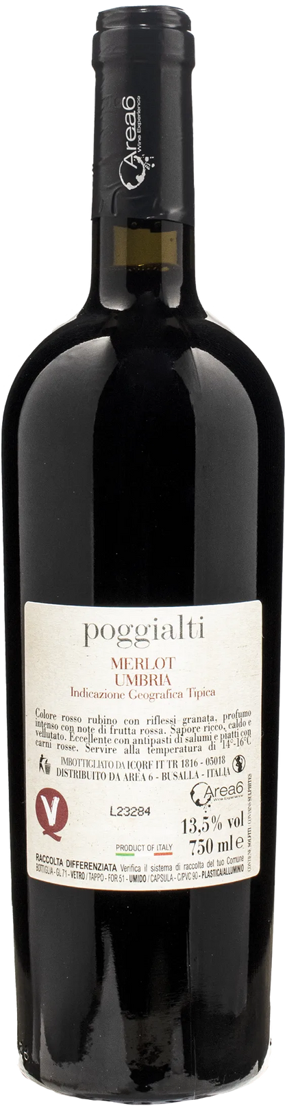 Poggialti Merlot Umbria 2022