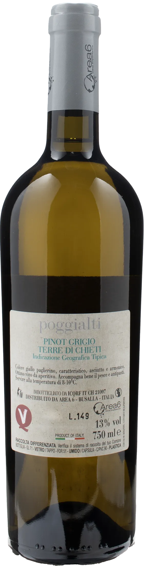Poggialti Pinot Grigio Terre di Chieti 2022