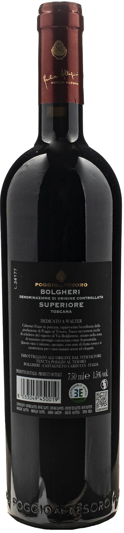 Poggio al Tesoro Bolgheri Superiore Dedicato a Walter 2021