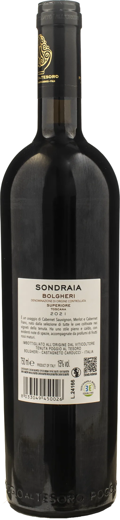 Poggio al Tesoro Bolgheri Superiore Sondraia 2021