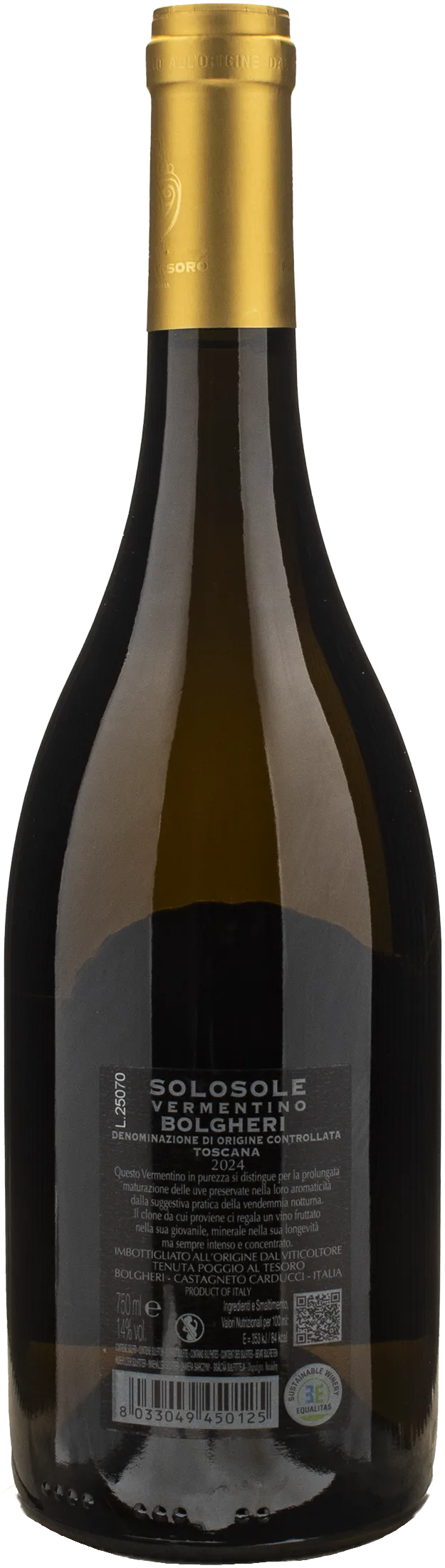 Poggio al Tesoro Bolgheri Vermentino Solosole 2024