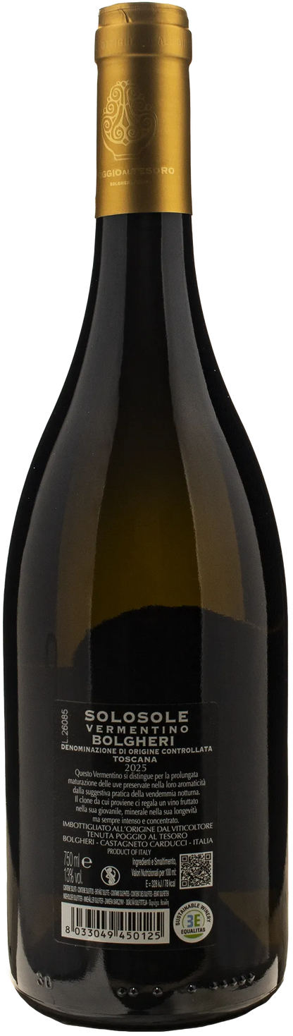 Poggio al Tesoro Bolgheri Vermentino Solosole 2025