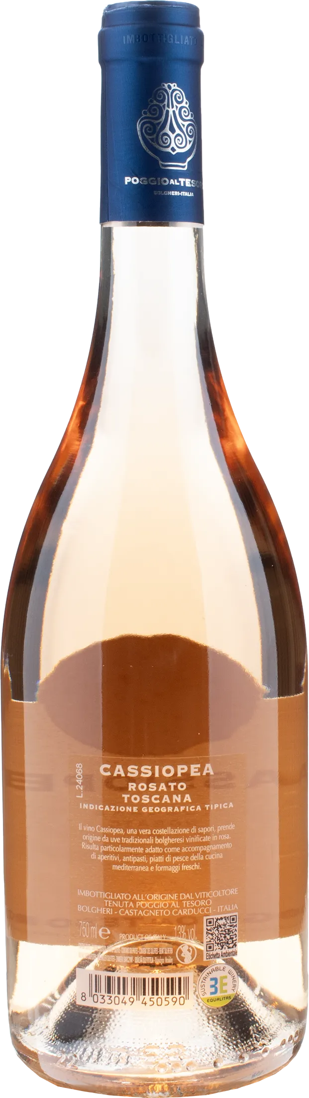 Poggio al Tesoro Toscana Rosato Cassiopea 2023