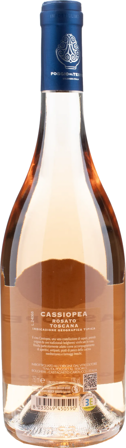 Poggio al Tesoro Toscana Rosato Cassiopea 2023