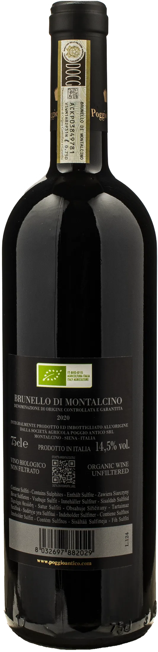 Poggio Antico Brunello di Montalcino 2020