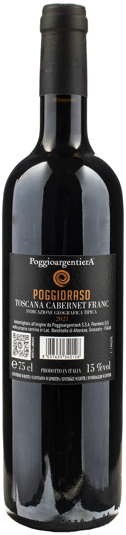 Poggio Argentiera Cabernet Franc Poggioraso 2021