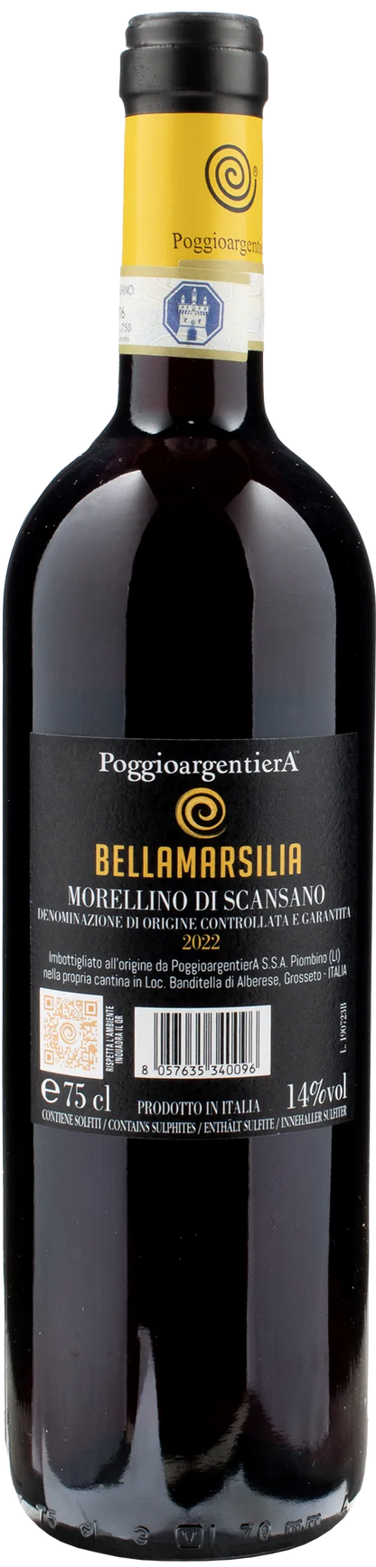 Poggio Argentiera Morellino Scansano Bellamarsilia 2022