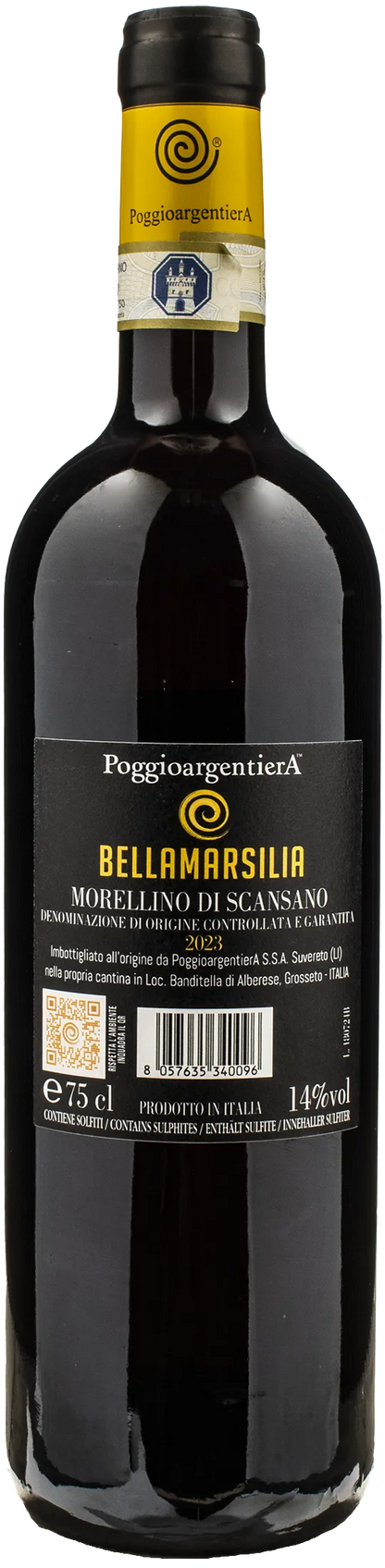 Poggio Argentiera Morellino Scansano Bellamarsilia 2023