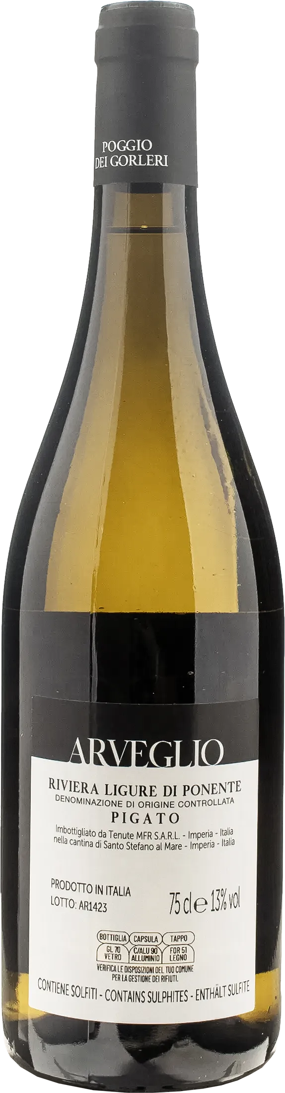 Poggio dei Gorleri Pigato Arveglio 2021