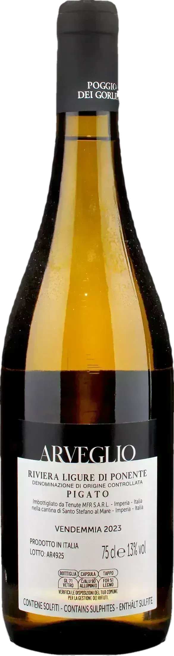 Poggio dei Gorleri Pigato Arveglio 2023