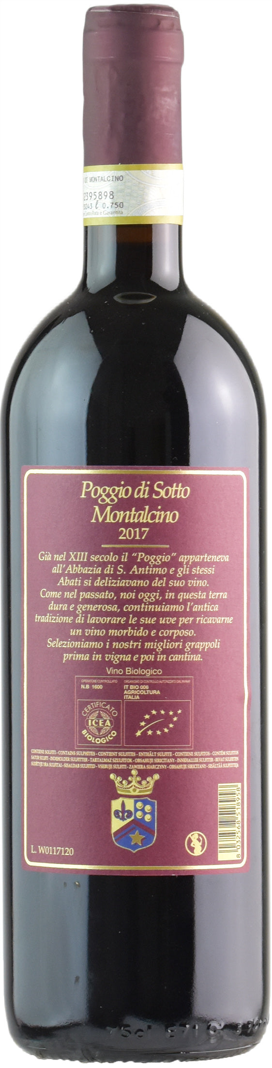 Poggio di Sotto Brunello di Montalcino 2017