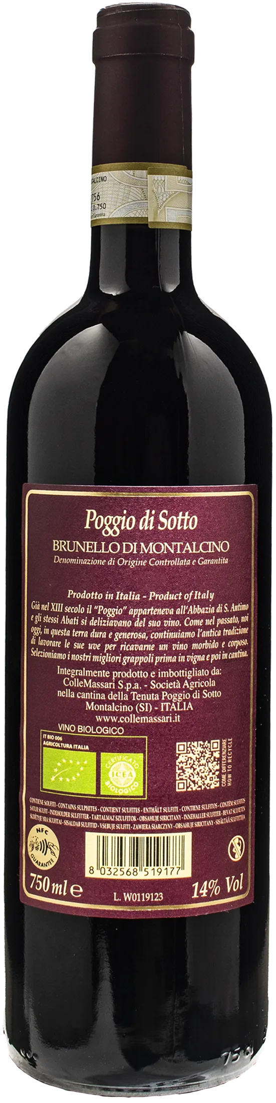 Poggio di Sotto Brunello di Montalcino 2019