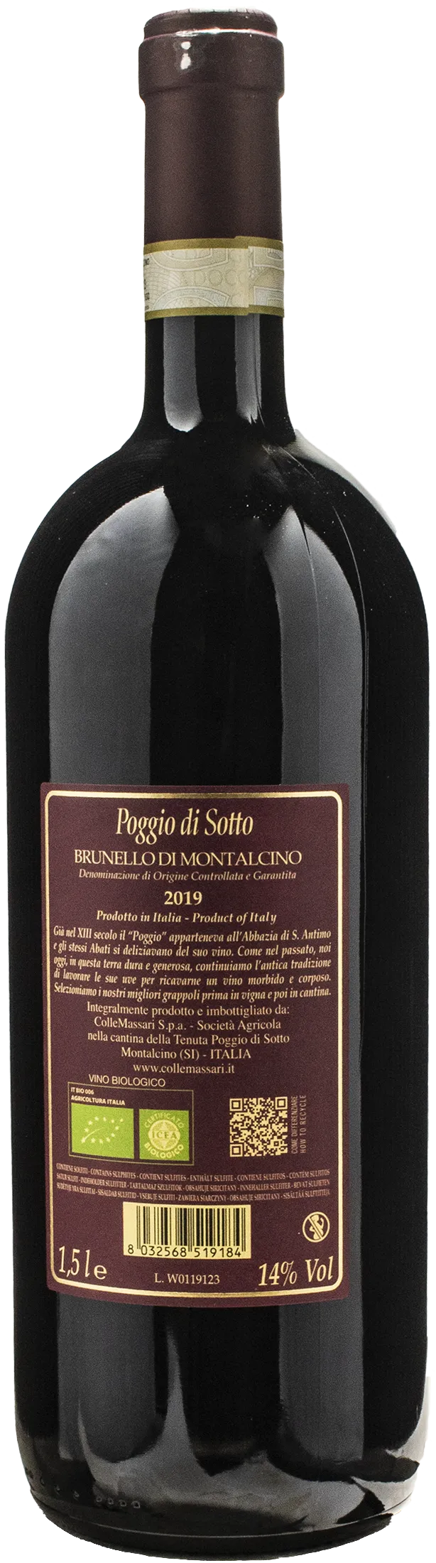 Poggio di Sotto Brunello di Montalcino Magnum 2019