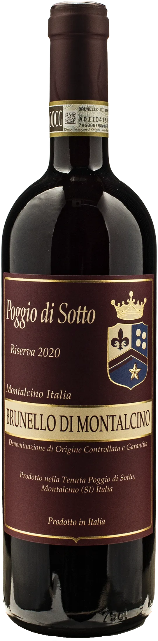 Poggio di Sotto Brunello di Montalcino Riserva 2020