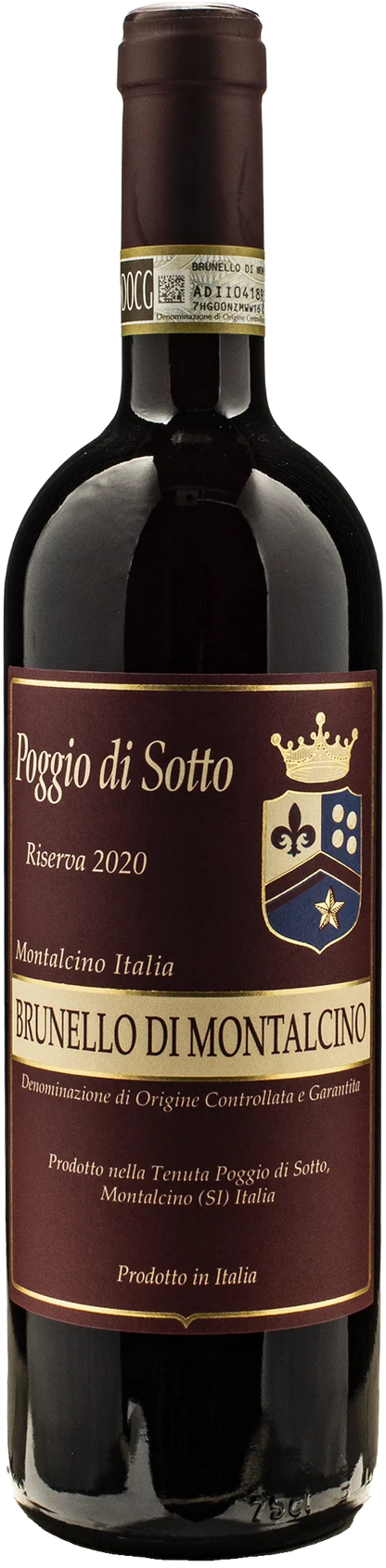 Poggio di Sotto Brunello di Montalcino Riserva 2020