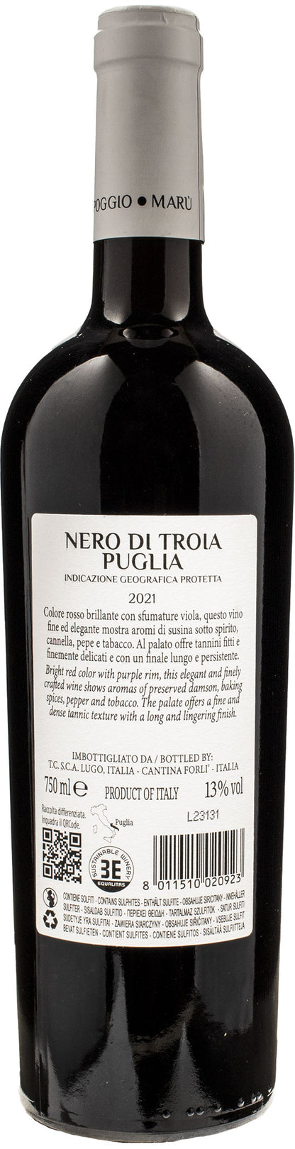 Poggio Maru Nero di Troia 2021