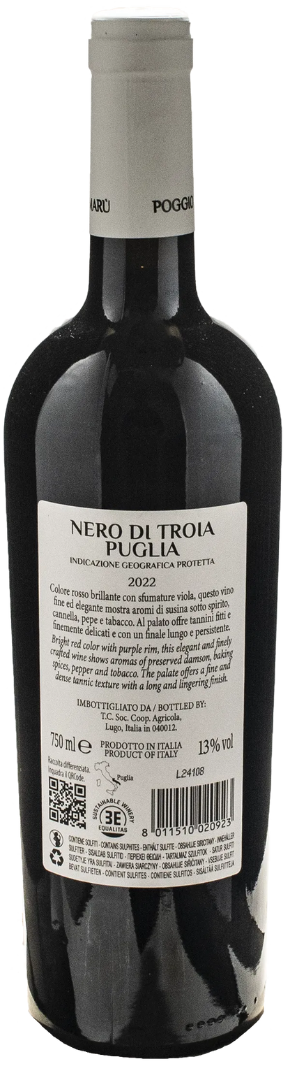 Poggio Maru Nero di Troia 2022