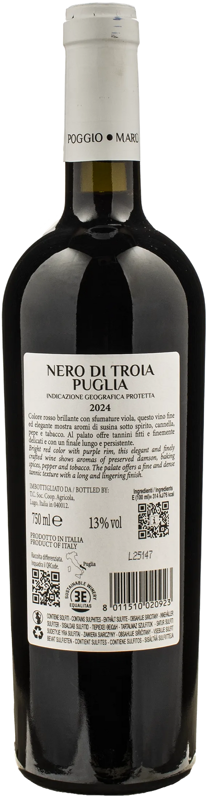 Poggio Maru Nero di Troia 2024