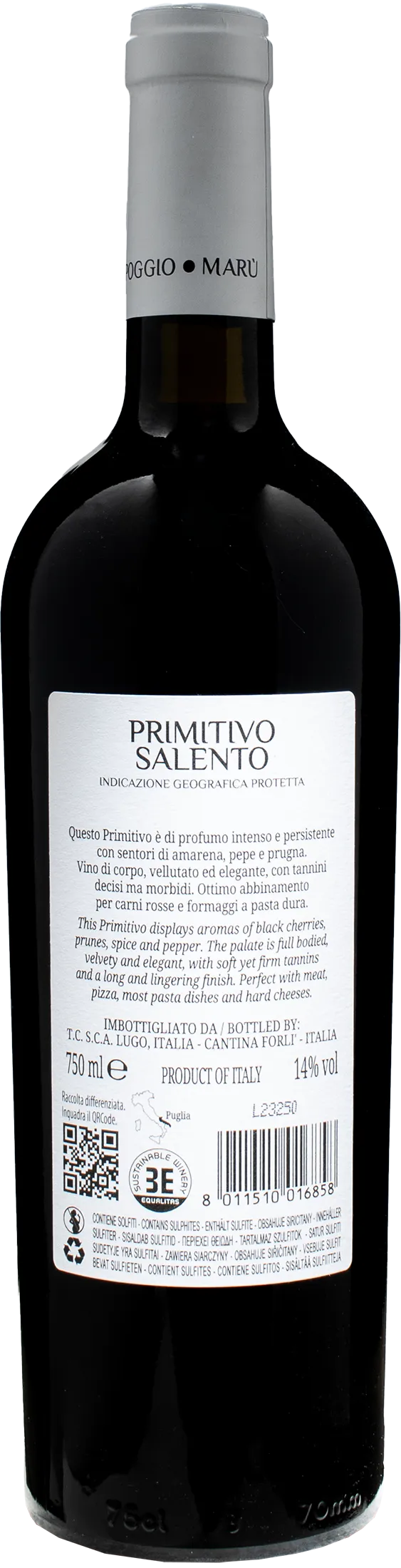 Poggio Maru Primitivo Salento 2023