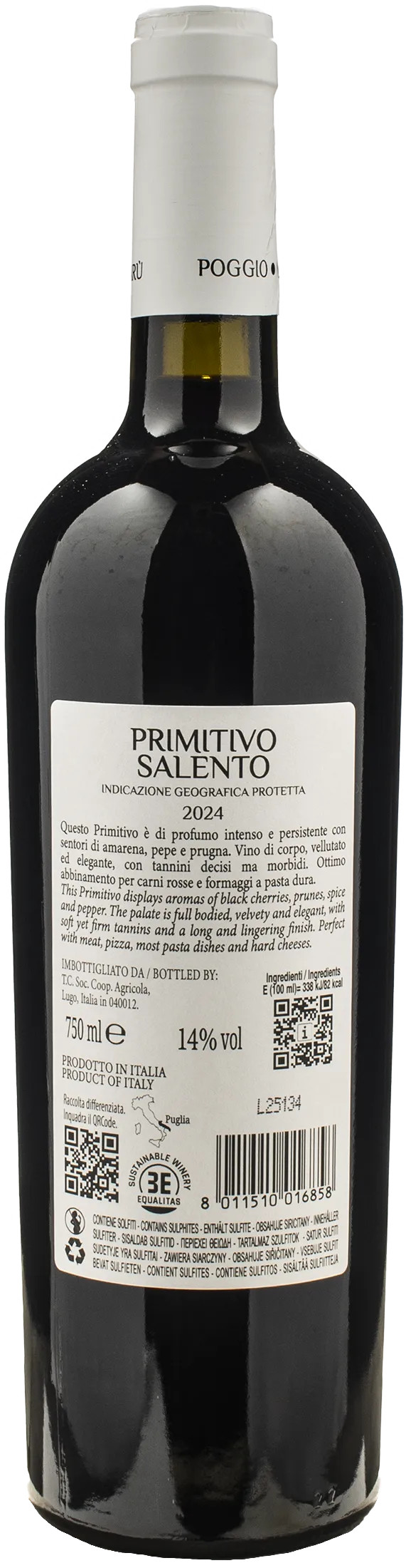 Poggio Maru Primitivo Salento 2024