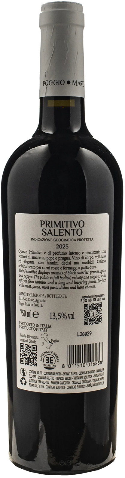 Poggio Maru Primitivo Salento 2025