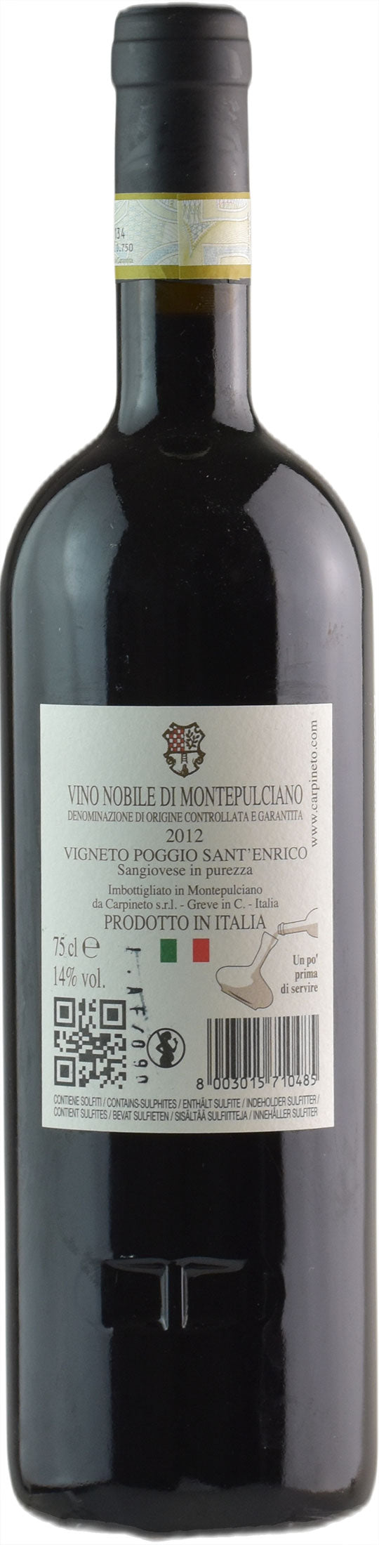 Poggio Sant'Enrico Nobile di Montepulciano 2012