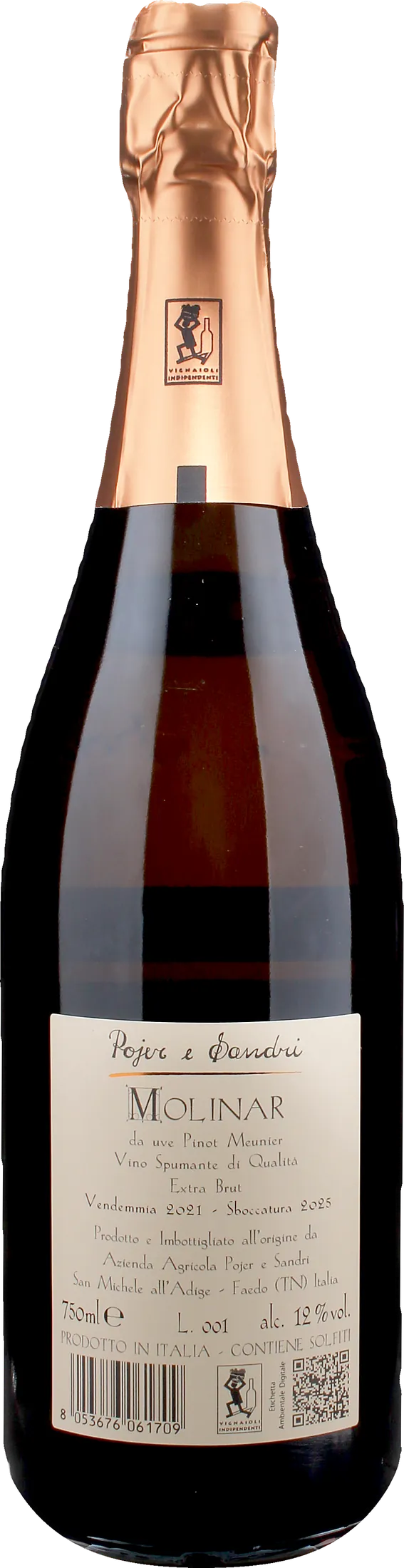 Pojer e Sandri Molinar Extra Brut 2021