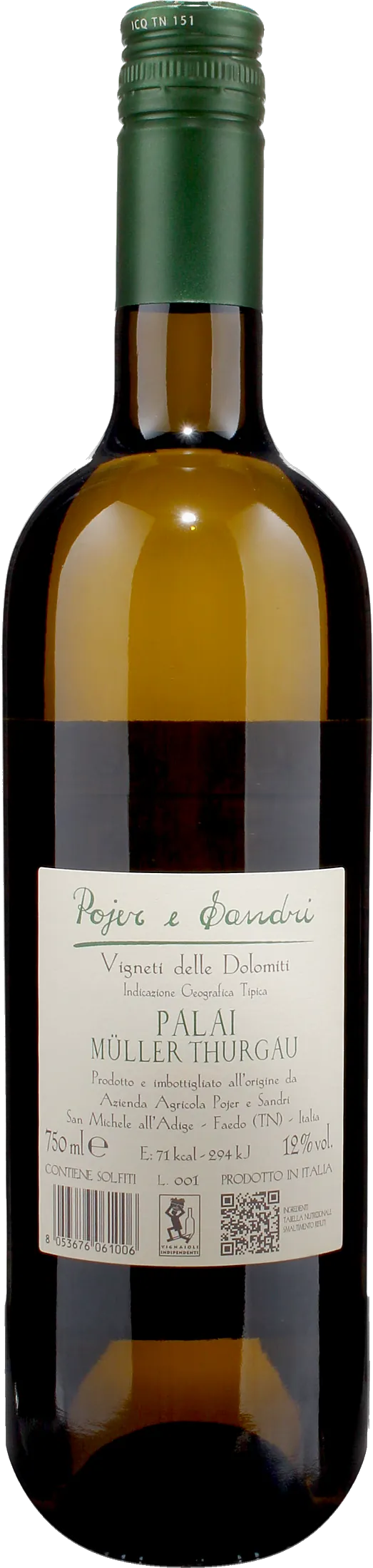 Pojer e Sandri Palai Muller Thurgau 2025