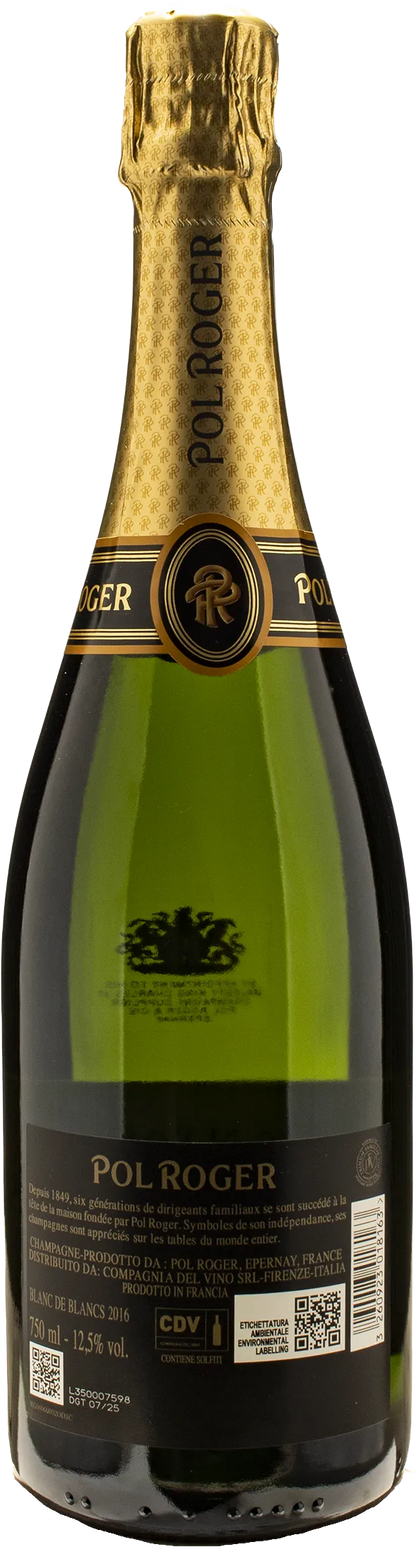 Pol Roger Champagne Blanc de Blancs Brut 2016